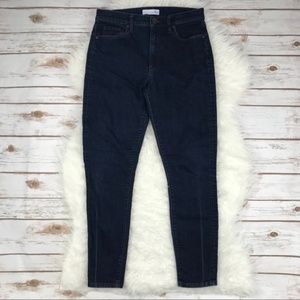 LOFT Modern High Waist Skinny Ankle Jeans
